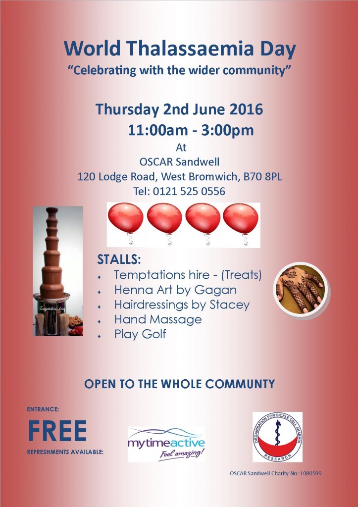 World Thalassaemia Day 2016 (Flyer)